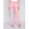 Bootcut Twill Pants with Asymmetrical Hem - Tulip Bootcut Twill Pants with Asymmetrical Hem - Tulip