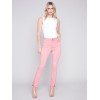 Bootcut Twill Pants with Asymmetrical Hem - Tulip Bootcut Twill Pants with Asymmetrical Hem - Tulip