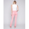 Bootcut Twill Pants with Asymmetrical Hem - Tulip Bootcut Twill Pants with Asymmetrical Hem - Tulip