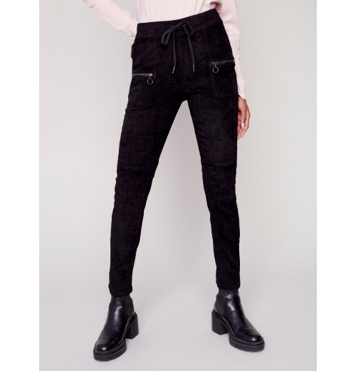 Corduroy Jogger Pants - Black Corduroy Jogger Pants - Black