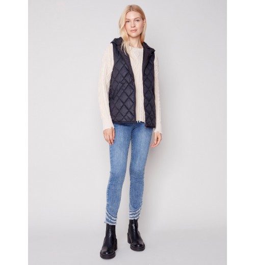 Cotton Blend Cable Knit Sweater - Ecru Cotton Blend Cable Knit Sweater - Ecru