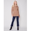 Cowl Neck Sweater with Button Detail - Truffle Cowl Neck Sweater with Button Detail - Truffle