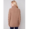 Cowl Neck Sweater with Button Detail - Truffle Cowl Neck Sweater with Button Detail - Truffle