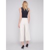 Cropped Wide Leg Pants - Beige Cropped Wide Leg Pants - Beige