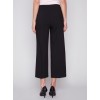 Cropped Wide Leg Pants - Black Cropped Wide Leg Pants - Black