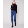 Cuffed Hem Jeans - Blue Jean Cuffed Hem Jeans - Blue Jean