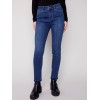 Cuffed Hem Jeans - Blue Jean Cuffed Hem Jeans - Blue Jean