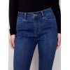 Cuffed Hem Jeans - Blue Jean Cuffed Hem Jeans - Blue Jean