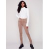 Cuffed Hem Twill Jeans - Truffle Cuffed Hem Twill Jeans - Truffle
