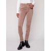 Cuffed Hem Twill Jeans - Truffle Cuffed Hem Twill Jeans - Truffle