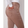 Cuffed Hem Twill Jeans - Truffle Cuffed Hem Twill Jeans - Truffle