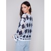 Diamond Crochet Top - Navy Diamond Crochet Top - Navy