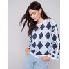 Diamond Crochet Top - Navy Diamond Crochet Top - Navy