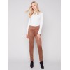 Faux Suede Leggings - Truffle Faux Suede Leggings - Truffle