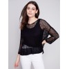 Fishnet Crochet Sweater - Black Fishnet Crochet Sweater - Black