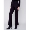 Flare Ponte Pants with Side Slits - Black Flare Ponte Pants with Side Slits - Black