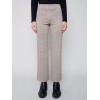 Houndstooth Flare Ponte Pants - Almond Houndstooth Flare Ponte Pants - Almond