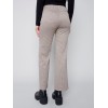 Houndstooth Flare Ponte Pants - Almond Houndstooth Flare Ponte Pants - Almond