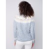 Jacquard Knit Ski Sweater - Gray Jacquard Knit Ski Sweater - Gray