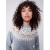 Jacquard Knit Ski Sweater - Gray Jacquard Knit Ski Sweater - Gray
