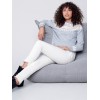 Jacquard Knit Ski Sweater - Gray Jacquard Knit Ski Sweater - Gray