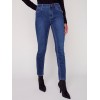 Jeans with Zipper Pocket Detail - Indigo Jeans with Zipper Pocket Detail - Indigo