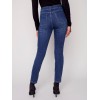 Jeans with Zipper Pocket Detail - Indigo Jeans with Zipper Pocket Detail - Indigo