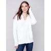 Johnny Collar Sweater - Cream Johnny Collar Sweater - Cream
