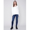 Johnny Collar Sweater - Cream Johnny Collar Sweater - Cream