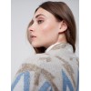 Long Jacquard Knit Cardigan - Denim Long Jacquard Knit Cardigan - Denim