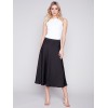 Long Satin Skirt - Black Long Satin Skirt - Black