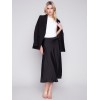 Long Satin Skirt - Black Long Satin Skirt - Black