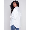 Loose Poplin Shirt - White Loose Poplin Shirt - White