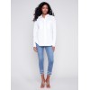 Loose Poplin Shirt - White Loose Poplin Shirt - White