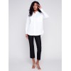 Loose Poplin Shirt - White Loose Poplin Shirt - White