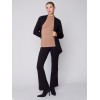 Mock Neck Rib Sweater - Truffle Mock Neck Rib Sweater - Truffle