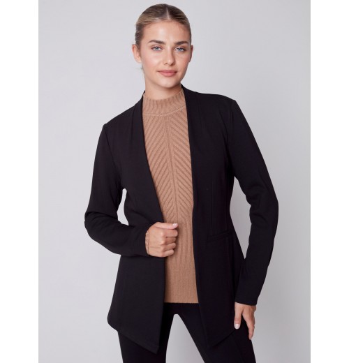 Mock Neck Rib Sweater - Truffle Mock Neck Rib Sweater - Truffle