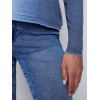 Ombré V-Neck Knit Top - Indigo Ombré V-Neck Knit Top - Indigo