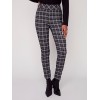 Plaid Pull-On Pants - Black & White Plaid Pull-On Pants - Black & White