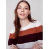 Plush Striped Sweater - Powder Plush Striped Sweater - Powder