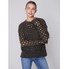 Plush Net Stitch Sweater - Spruce Plush Net Stitch Sweater - Spruce