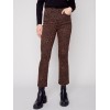 Printed Bootcut Stretch Twill Pants - Cheetah Printed Bootcut Stretch Twill Pants - Cheetah