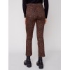 Printed Bootcut Stretch Twill Pants - Cheetah Printed Bootcut Stretch Twill Pants - Cheetah