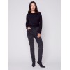 Printed Corduroy Crinkle Jogger Pants - Port Printed Corduroy Crinkle Jogger Pants - Port