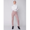 Printed Corduroy Skinny Jeans - Powder Printed Corduroy Skinny Jeans - Powder