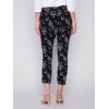 Printed Crinkle Jogger Pants - Leaves Printed Crinkle Jogger Pants - Leaves