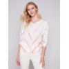 Printed Dolman Sweater - Lemon Printed Dolman Sweater - Lemon