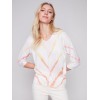 Printed Dolman Sweater - Lemon Printed Dolman Sweater - Lemon