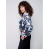 Printed Plush Knit Sweater - Snowflake Printed Plush Knit Sweater - Snowflake