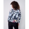Printed Plush Knit Sweater - Snowflake Printed Plush Knit Sweater - Snowflake